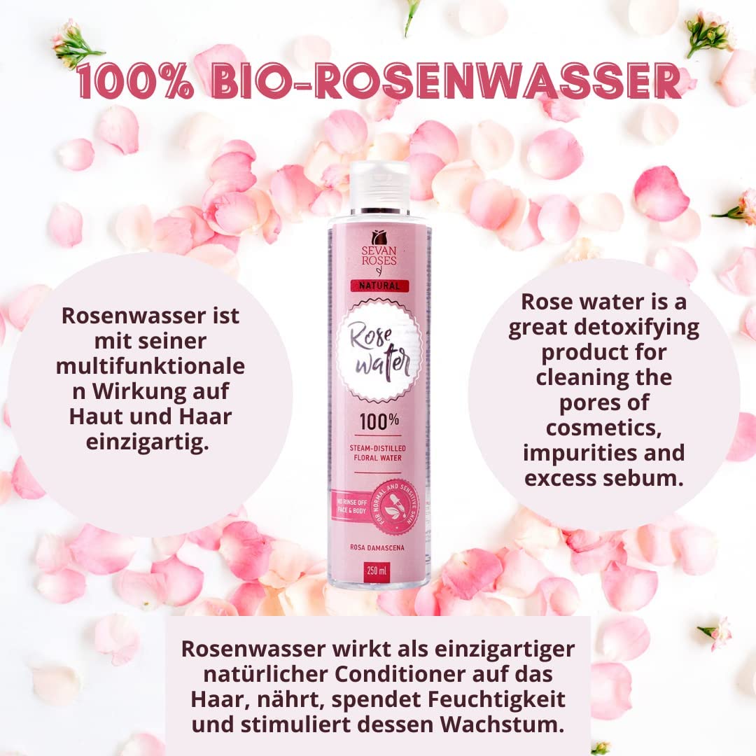 Bio Rosenwasser Sevan Roses 250ml - Beauty EU