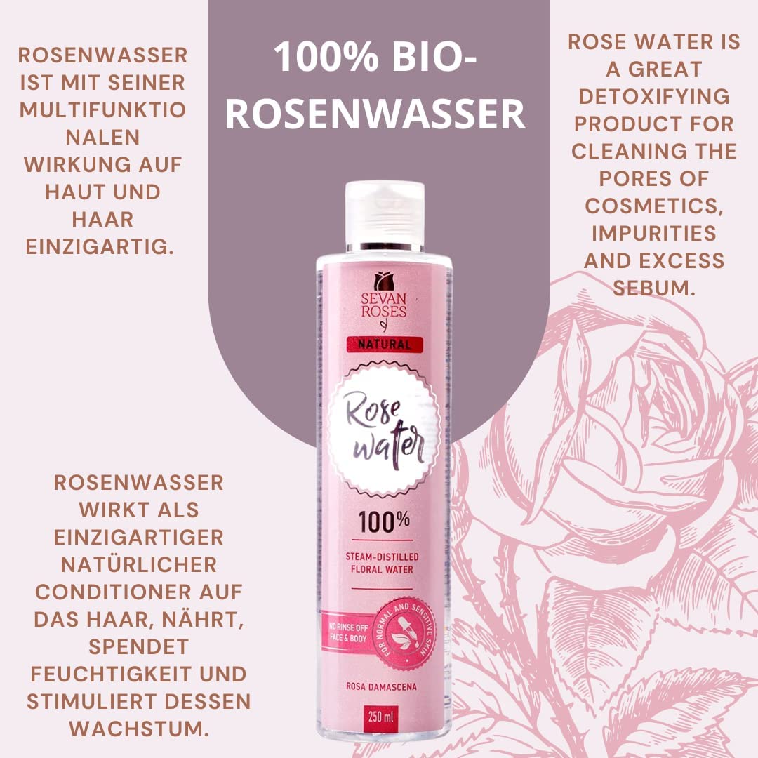 Bio Rosenwasser Sevan Roses 250ml - Beauty EU