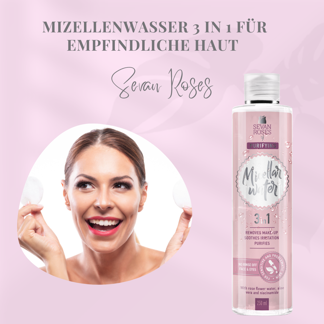 Mizellenwasser 3 in 1 für empfindliche Haut 250ml