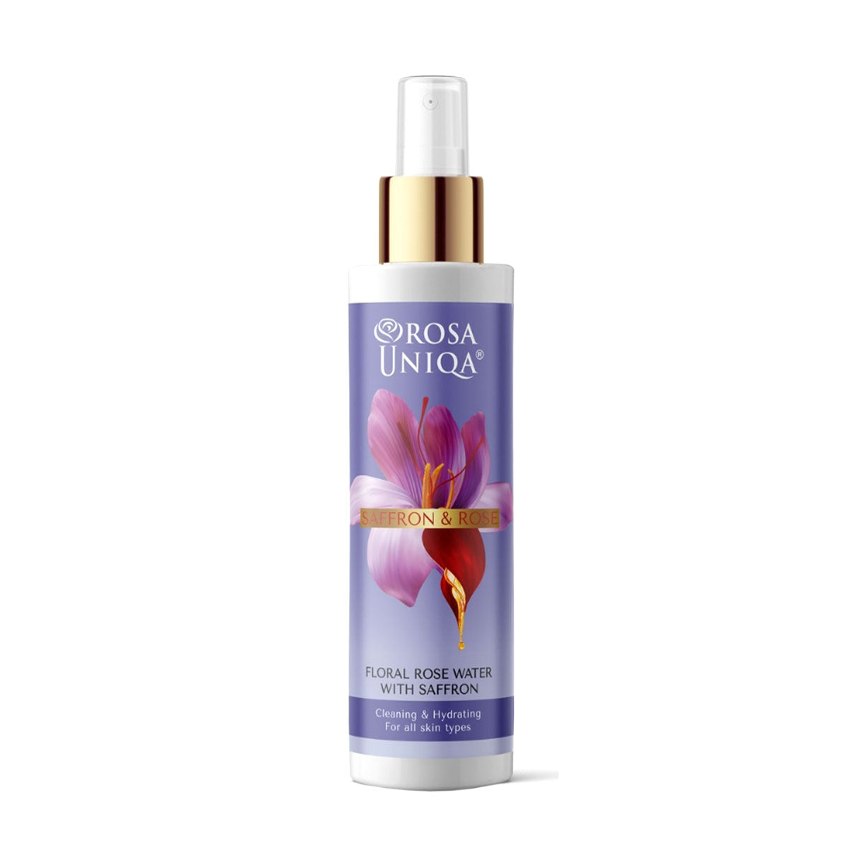 Florales Rosenwasser mit Safran 200ml