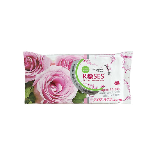 Feuchttücher Rose 15 St Natur von Agiva