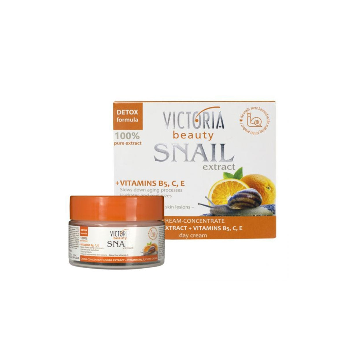 Schnecke Anti Falten Creme mit Vitamin B5, C, E 50ml