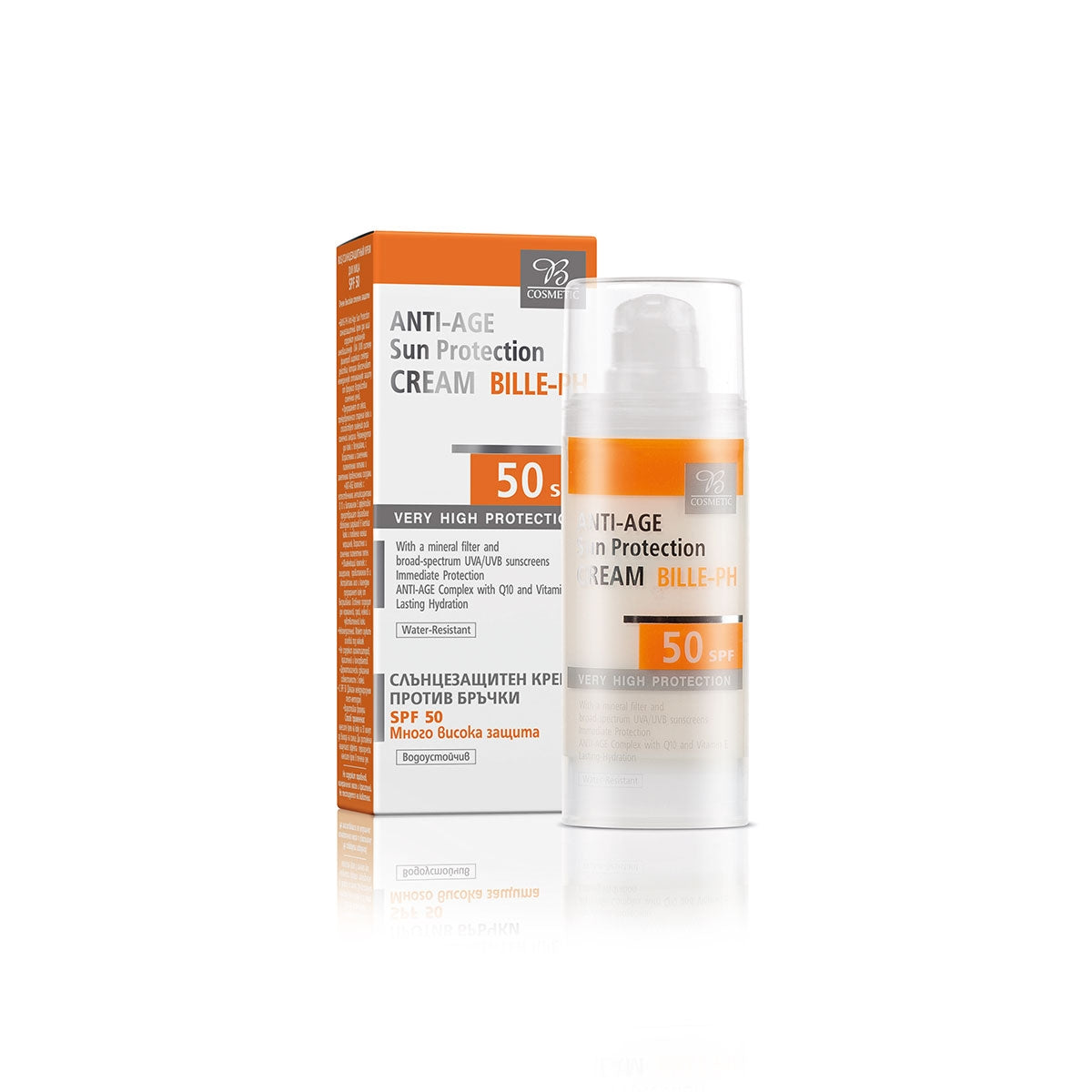 Anti-Aging-Gesichts-Sonnenschutz SPF 50